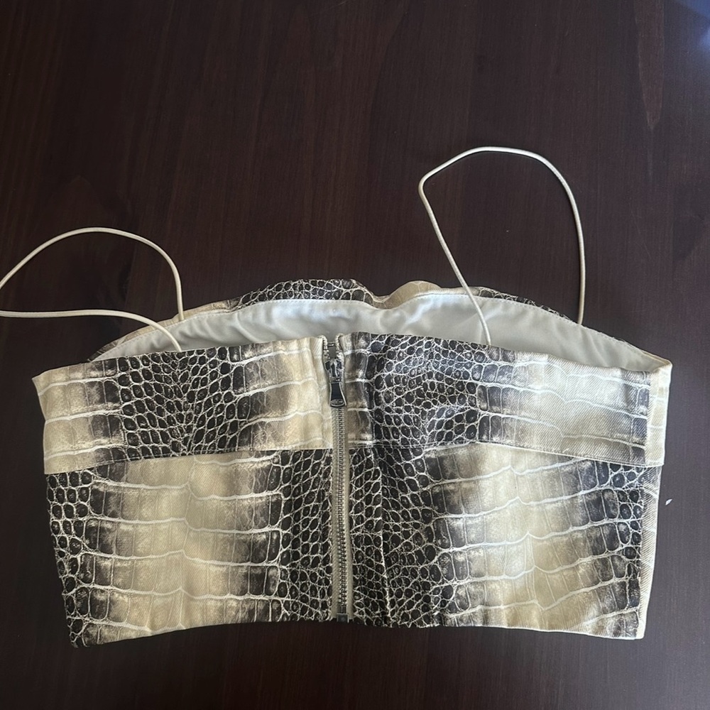 Snakeskin crop - Picture 3 of 5